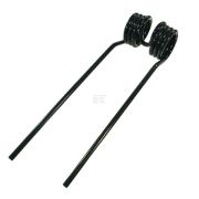 Pružné pravotočivé pero 9,5 x 96 x 387 mm černé s cívkou 51 mm (Kuhn) - 58740700KR