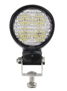 Pracovní LED světlo 40 W 126,2x83,8 mm 4000 lm, kulaté, 10/30 V, 4 LED se zásuvkou Deutsch