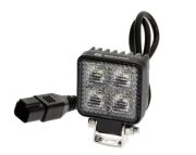 Pracovní/ zpětné LED světlo 12 W 53,7x75,5x32,3 mm 1200 lm, čtvercové širokoúhlé, 9/36 V, 8 LED