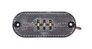 Poziční přední LED světlo 0,5 W 108x44x10,5 mm, obdélník, 24 V, 5 LED
