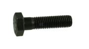 Šestihranný jemný šroub s částečným závitem M8x1x40 černý, DIN960