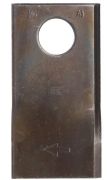 Nůž rotační sekačky pravý 93 x 47 x 3 mm s otvorem O 19 mm (Kverneland, Taarup) - KT4189300001