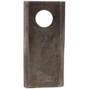 Nůž rotační sekačky 4,3 x 48 x 105 mm levý s otvorem O 20 mm (Kuhn) - K6801410KR