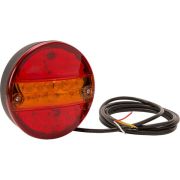 Multifunkční zadní LED světlo, kulaté, O 142 mm (12/24 V) - LA40041