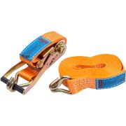 Upínací pás 50 mm x 5 m s ráčnou a hákem (50, 25kN) - TS20505E