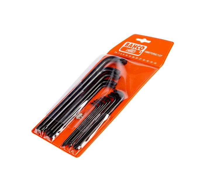 Sada imbusových klíčů zahnutých TORX BAHCO 1995TORX/13T