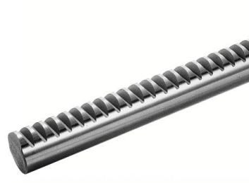 Ozubený hřeben kruhový M 2 D=20 L=1000 mm - ocel