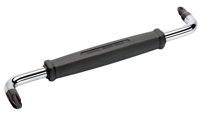 Oboustranný zahnutý šroubovák křížový BAHCO 2047PR-1-2