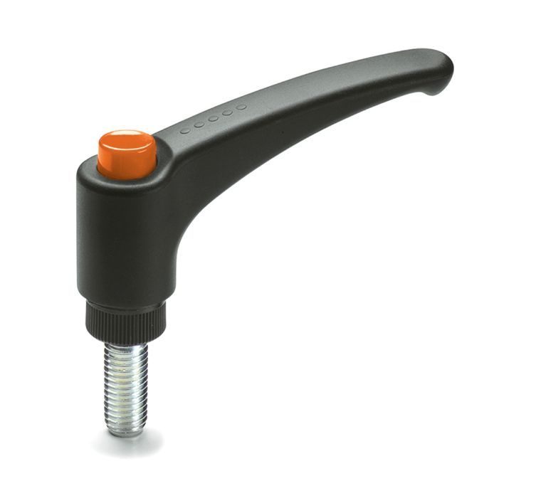 Nastavitelná upínací páka ELESA+GANTER ERX.63 p-M8 x 30