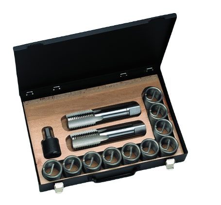Opravárenské nářadí - V-COIL sada na opravu závitů G 1/8 - 28 V-COIL