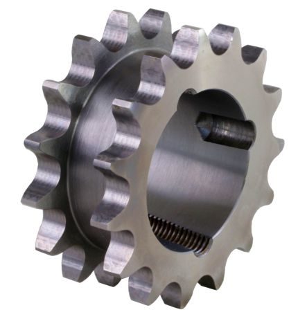 Řetězové dvojkolo pro dva jednoduché řetězy - 10 B1 - 15 zubů - 1210 Taper Lock