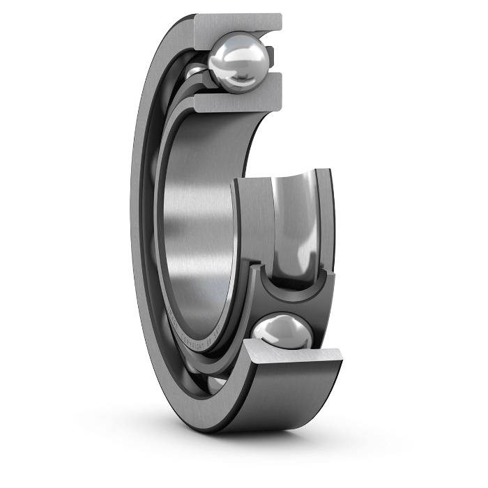 SKF 7317 BECBF Jednořadé kuličkové ložisko s kosoúhlým stykem