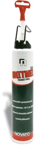 Syntetický těsnící tmel NOVATO 582 070, 200 ml tlaková dóza-červená