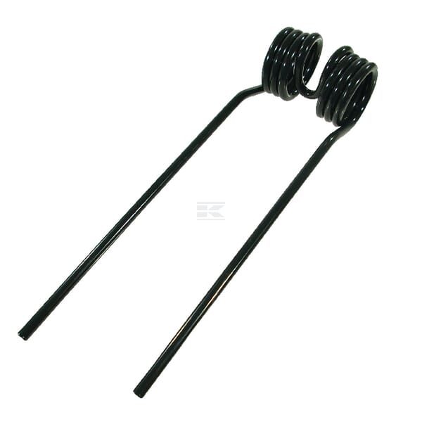 Pružné pravotočivé pero 9,5 x 96 x 387 mm černé s cívkou 51 mm (Kuhn)