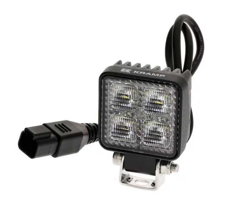 Pracovní/ zpětné LED světlo 12 W 53,7x75,5x32,3 mm 1200 lm, čtvercové širokoúhlé, 9/36 V, 8 LED