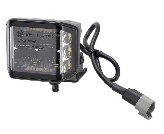Pracovní/ zpětné LED světlo 70 W 97x75x77 mm 8400 lm, čtvercové širokoúhlé, 10/30 V, 10 LED