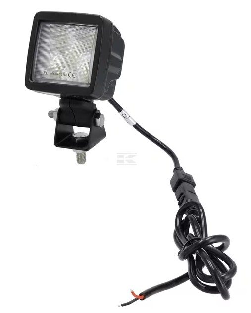 Pracovní otočné LED světlo 45 W 80x80x68 mm 6600 lm, čtvercové širokoúhlé, 10/30 V
