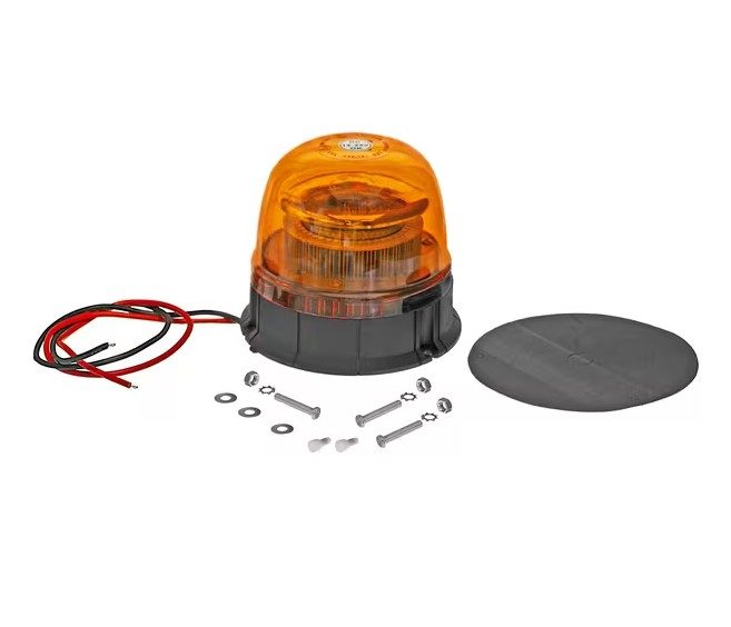 LED maják 24 W 140x130 mm, upevnění pomocí šroubů, 10-30 V