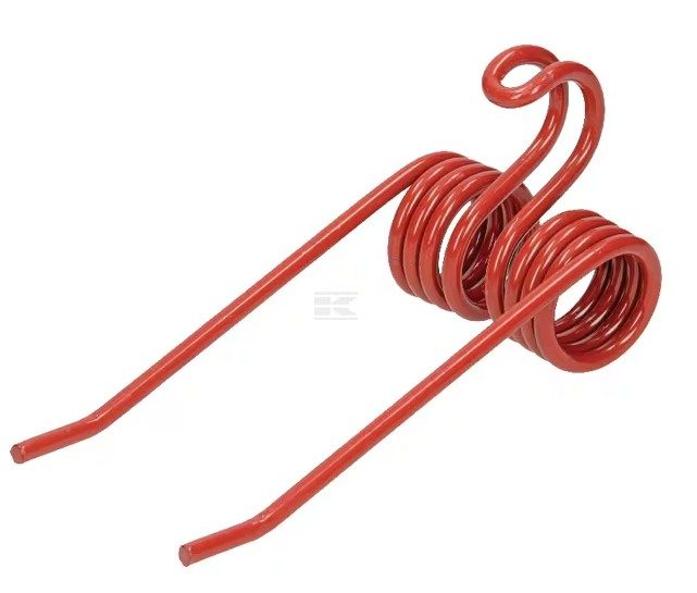 Pružné pero 6 x 72 x 185 mm s cívkou 30 mm (Morra)