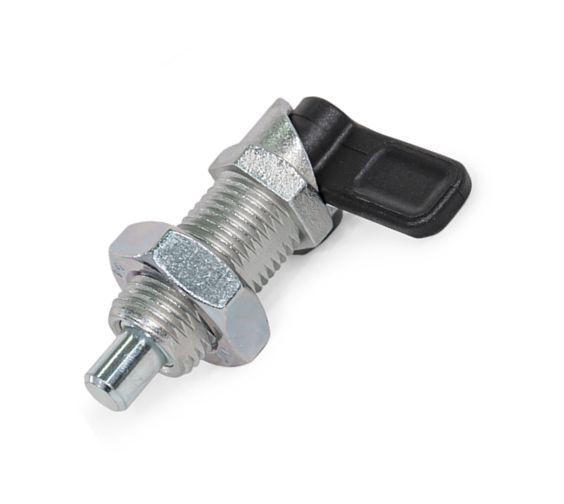 Pružinový pístek s páčkou ELESA+GANTER GN 612.8-12-M20x1,5-AK