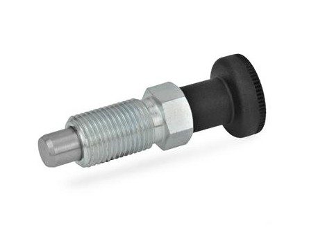 Pružinový pístek ELESA+GANTER GN 717-4-M6-B-ST bez aretace polohy