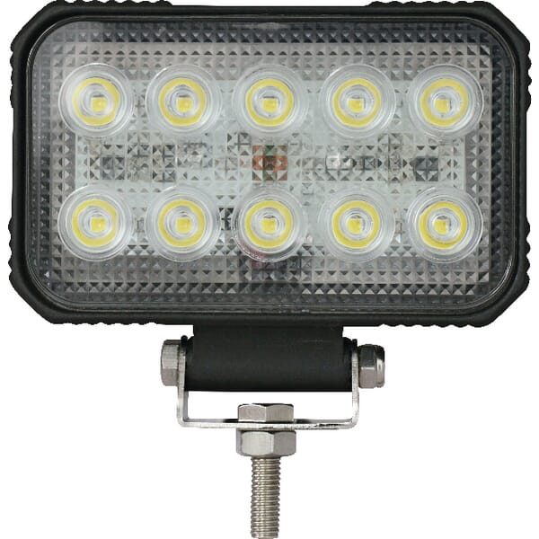 Pracovní LED světlo 15 W 150x37x100 mm 1900 lm, obdélník, 10/30 V bod paprsek 10 LED