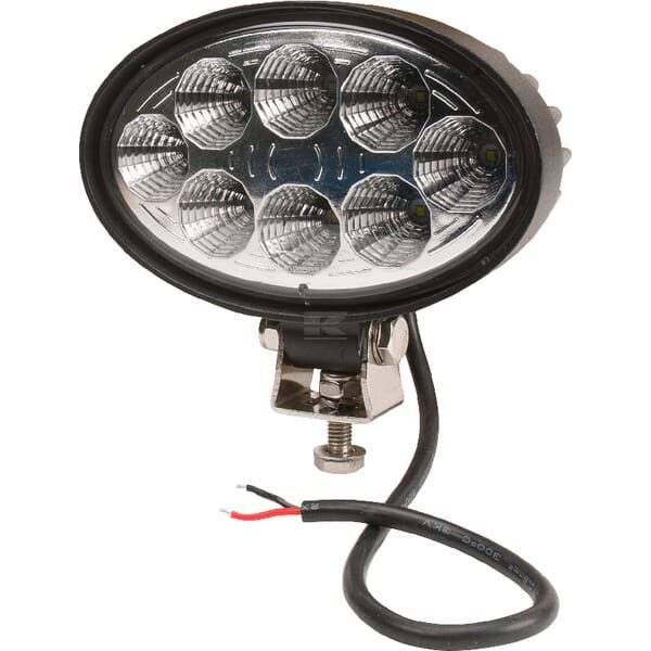 Pracovní LED světlo 24 W 141,5x64,5x90 mm 2240 lm, oválné, 10/30 V širokoúhlé 8 LED