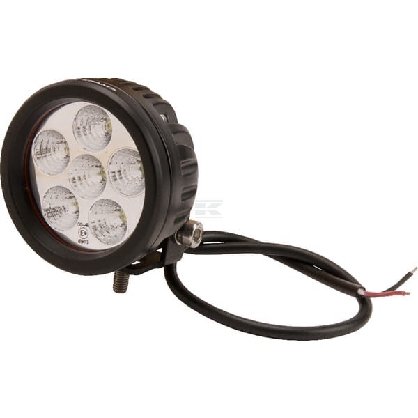 Pracovní LED světlo 18 W, průměr 89 mm, 1440 lm, kulaté, 10/30 V širokoúhlé 6 LED