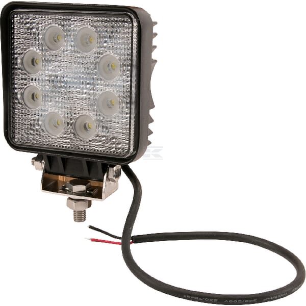 Pracovní LED světlo 24 W, 1920 lm, čtvercové, 10/30 V, 110x45x110 mm, širokoúhlé 8 LED