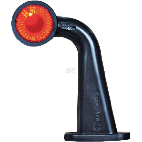 Obrysové pravé LED světlo 180 x 157,6 x 48,6 mm (12/24 V)