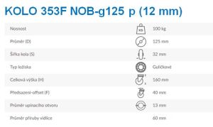 Kolo 353F NOB-G125 p (12) - Technická specifikace