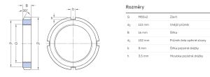 Matice KM 17 - Rozměrové údaje