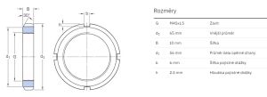 Matice KM 9 - Rozměrové údaje