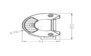 Světelná LED lišta 81 W 301,8x89x61 mm 7290 lm, zahnutá, 12/24 V 54 LED