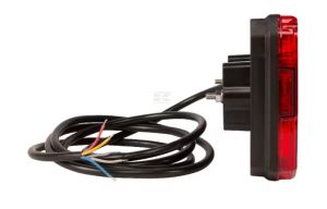 Multifunkční pravé zadní LED světlo, obdélníkové, 242,5 x 134 x 36,5 mm (12/24 V) 