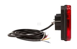 Multifunkční levé zadní LED světlo, obdélníkové, 242 x 134 x 36,5 mm (12/24 V)