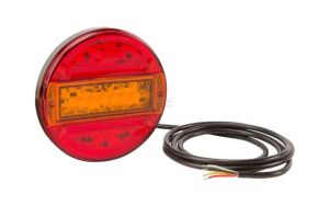 Multifunkční zadní LED světlo, kulaté, O 140 mm (12/24 V)