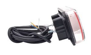 Multifunkční levé zadní LED světlo, obdélníkové, 200,5 x 85 x 40 mm (12/24 V)