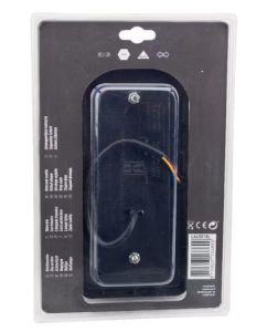 Multifunkční levé zadní LED světlo 228x40x106 mm, 12/24 V