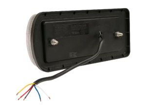 Multifunkční levé zadní LED světlo 228x40x106 mm, 12/24 V