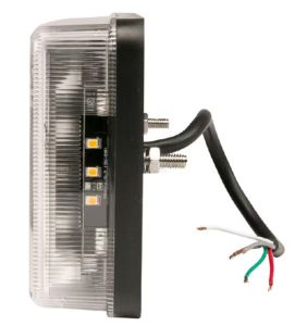 Multifunkční pravé zadní LED světlo 228x40x106 mm, 12/24 V 