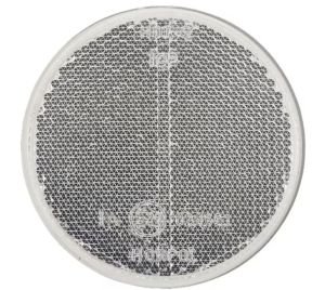 Bilé kulaté samolepicí odrazky O78 x 8 mm