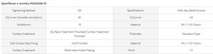 Objímka PSCSKS30-15 - Technické údaje