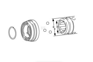 QS-zajištění 1 3/8" W2500-2580-2600