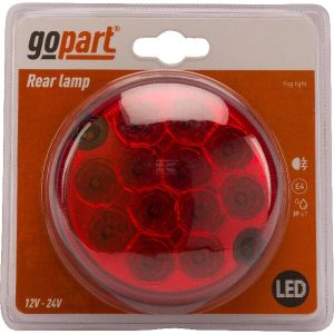 Zadní mlhové LED světlo, kulaté O 95 mm, 12/24 V - LA45021