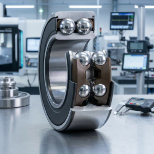 Produktový záběr - SKF 3201 A-2RS1TN9/MT33 Dvouřadé kuličkové ložisko s kosoúhlým stykem