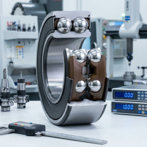 Produktový záběr - SKF 3206 A-2RS1TN9/C3MT33 Dvouřadé kuličkové ložisko s kosoúhlým stykem