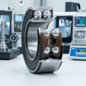 Produktový záběr - SKF 3210 A-2RS1TN9/MT33 Dvouřadé kuličkové ložisko s kosoúhlým stykem