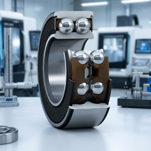 Produktový záběr - SKF 3203 A-2RS1TN9/MT33 Dvouřadé kuličkové ložisko s kosoúhlým stykem