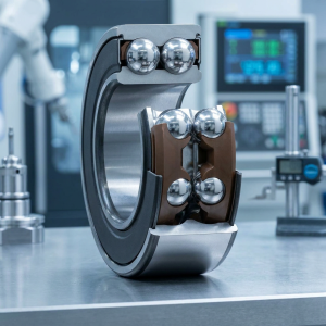 Produktový záběr - SKF 3306 A-2RS1TN9/MT33 Dvouřadé kuličkové ložisko s kosoúhlým stykem